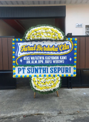 Papan Bunga Duka di Rengat Barat